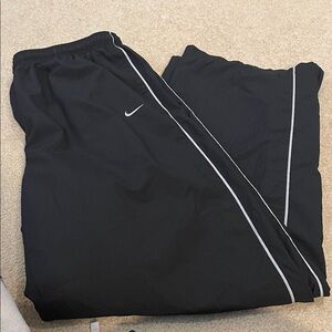 Nike Black Pants with White Accents
